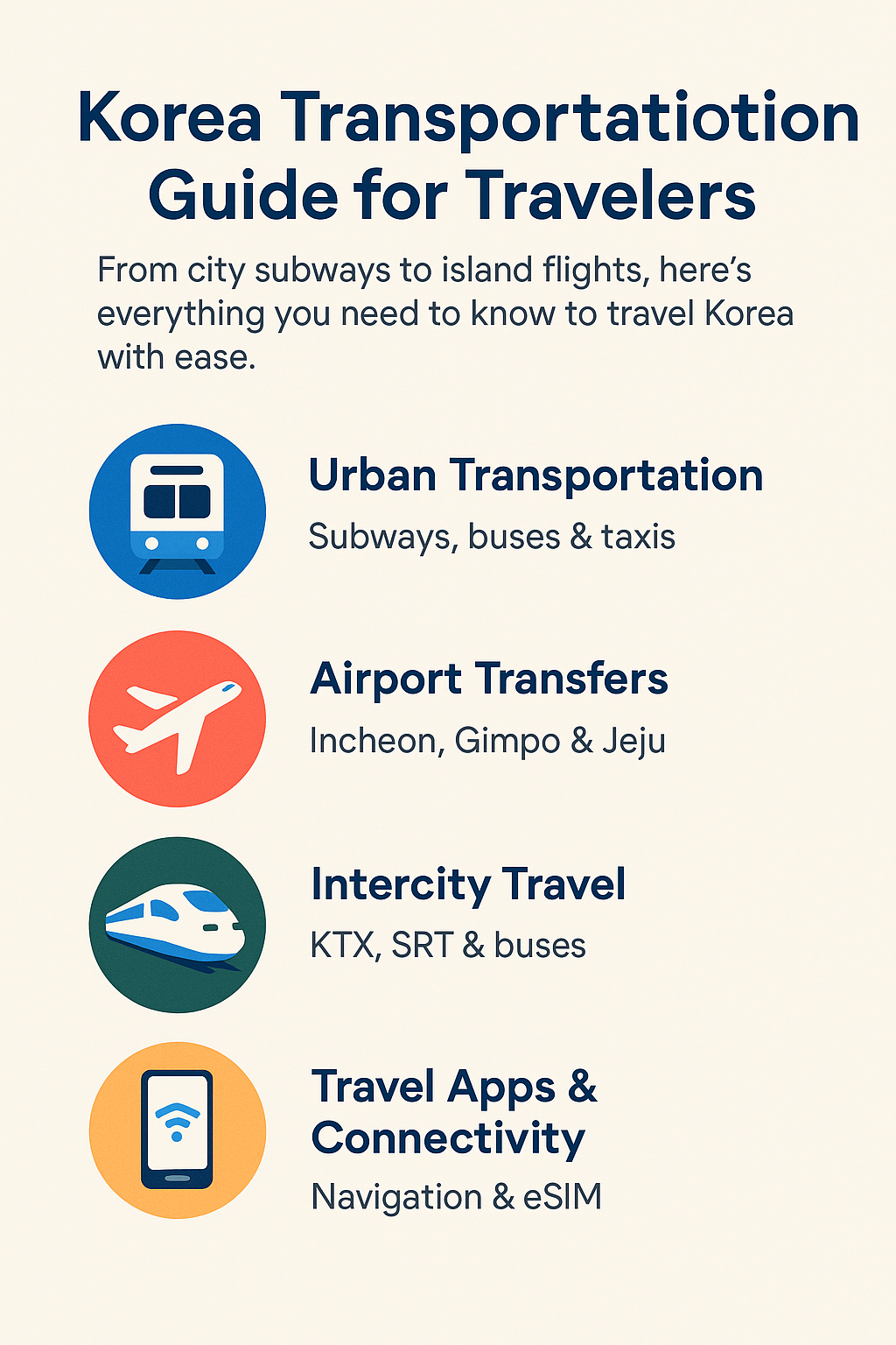 Korea Transportation Guide for Travelers - Subway, KTX, Buses, and More